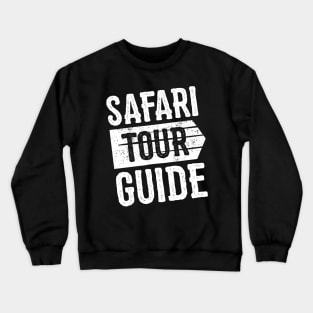 Safari Tour Guide Costume Kids Adult Funny Halloween Crewneck Sweatshirt